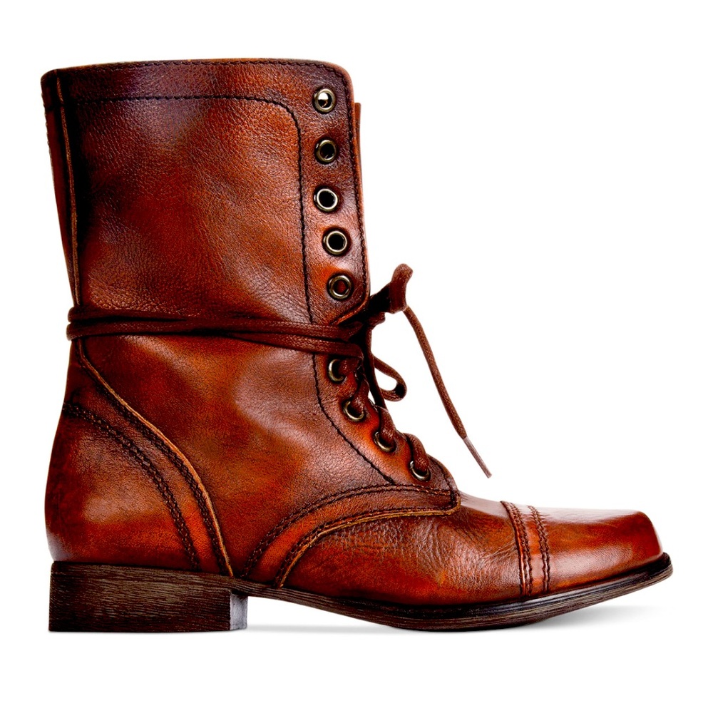 Steve Madden Troopa Brown Leather boot